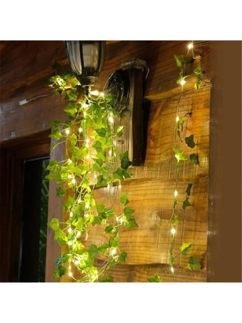 2 Pack LED Fairy Light Ivy Vine Garland Battery Operated Bedroom Wall Decor